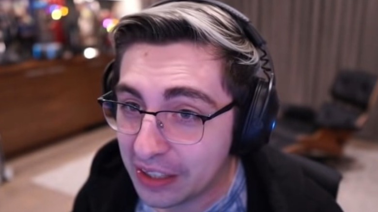 Disappointed Shroud wearing glasses