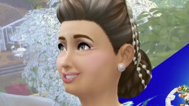 The Sims 4 sim getting married