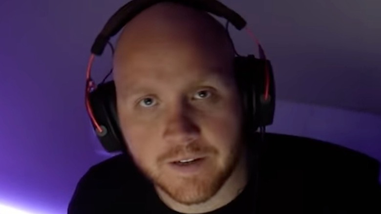 TimTheTatman looking at camera