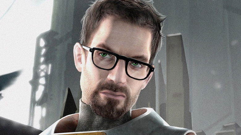 Gordon Freeman glares