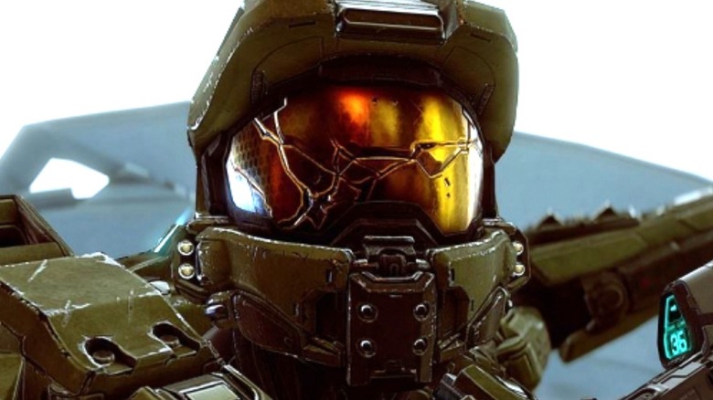 Halo Master Chief Cracked Visor