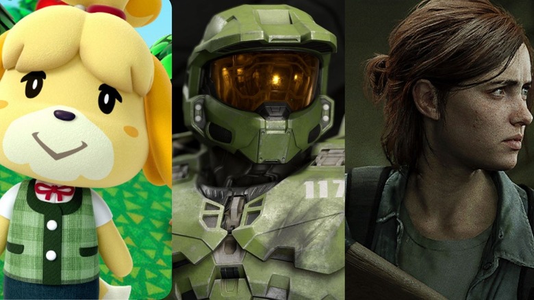 Animal Crossing: New Horizons, Halo: Infinite, The Last of Us Part 2