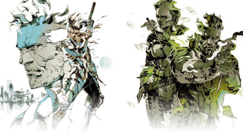 Metal Gear Solid 2 & 3 box art