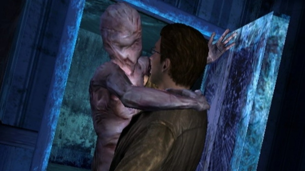 monster grabs Harry