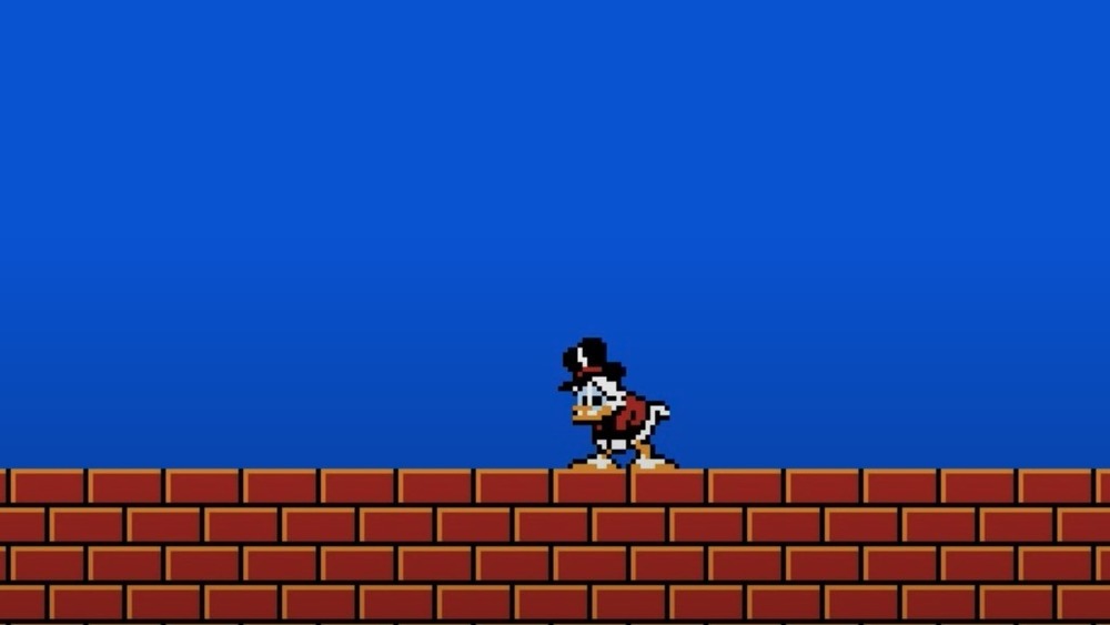 Sad 8-bit Scrooge McDuck 