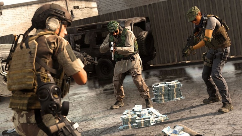 Call of Duty Warzone money pile