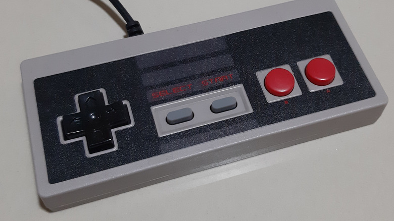 NES Controller on neutral background