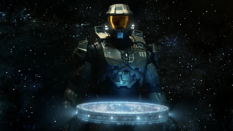 Master Chief DJing in space