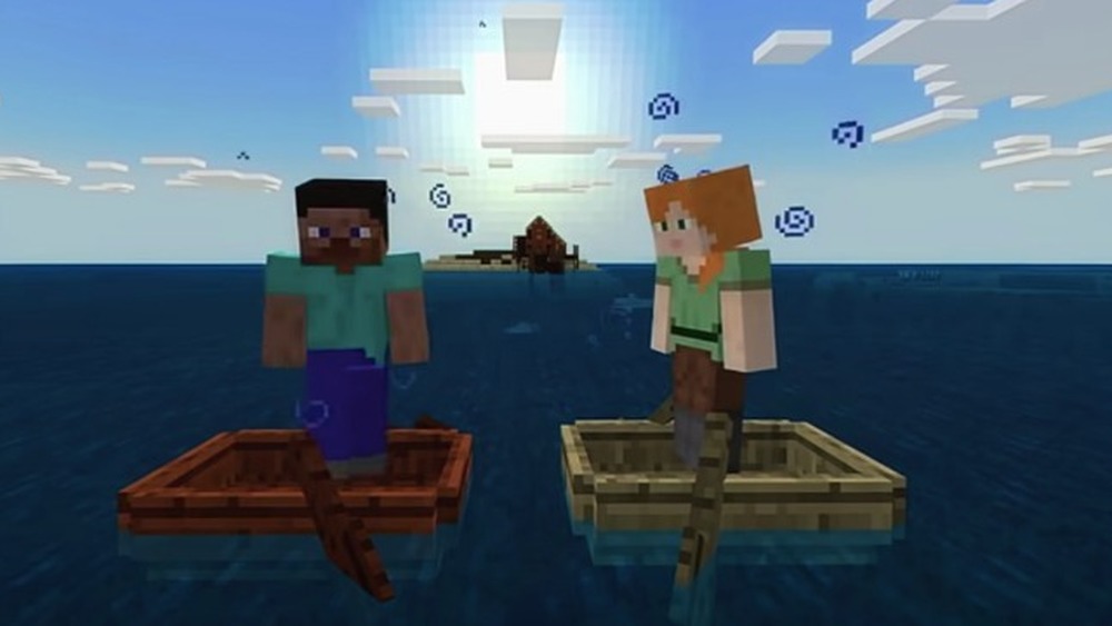Minecraft gameplay