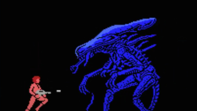 Ellen Ripley fights the Xenomorph