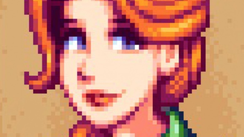 Leah's portrait in Stardew Valley