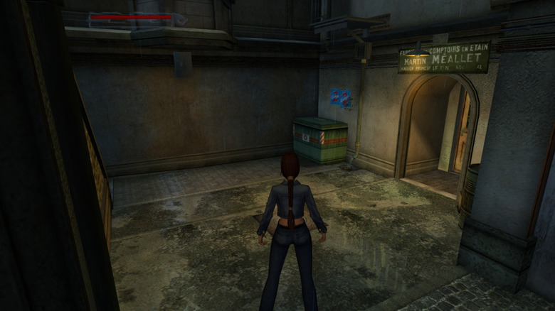 Lara walks around Paris