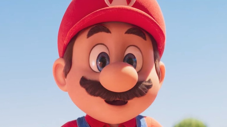 Mario looks surprised