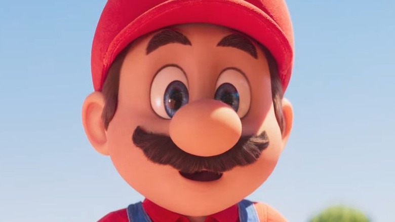 The Super Mario Bros. Movie Mario enters Mushroom Kingdom
