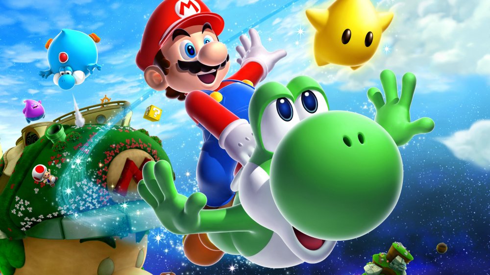 Mario and Yoshi Super Mario Galaxy