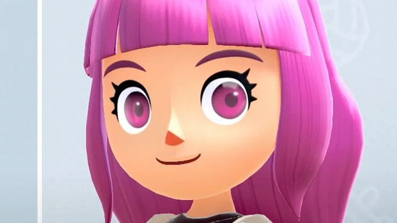 Nintendo Switch Sports pink-haried avatar