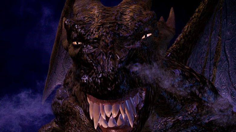 Liu Kang as a dragon