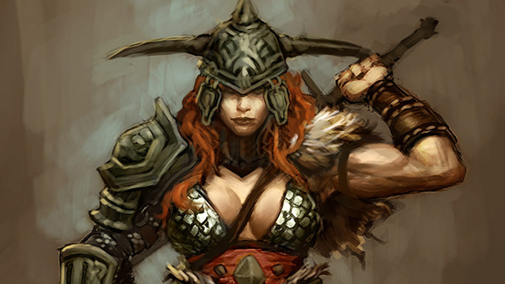 Diablo 3 Barbarian Concept Art