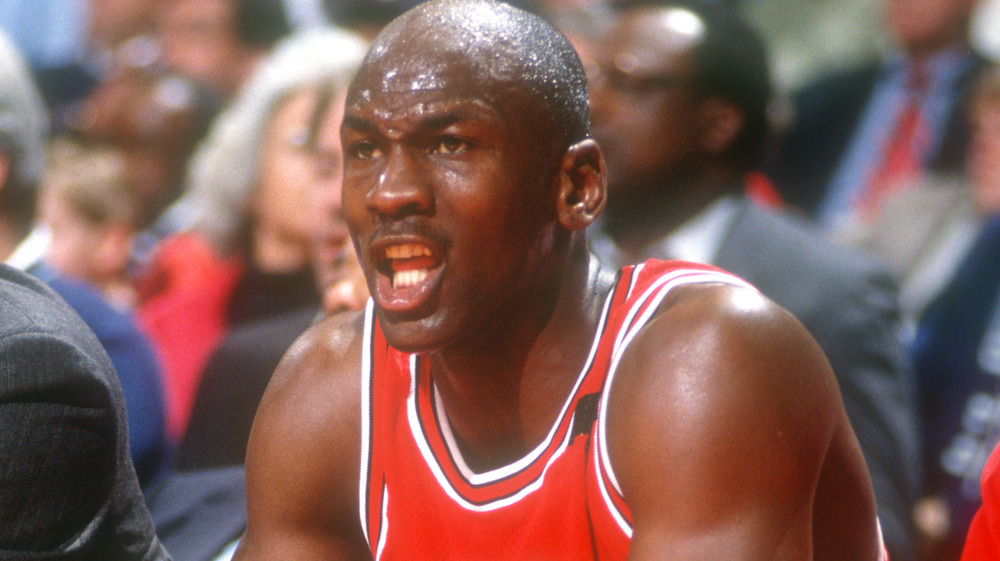 Michael Jordan bench
