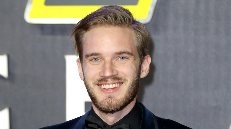 PewDiePie smiling