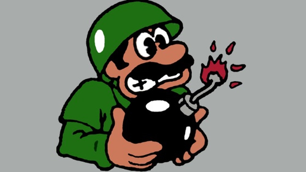 Promotional image for Mario's Bombs Away.