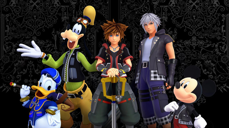 The cast of Kingdom Hearts