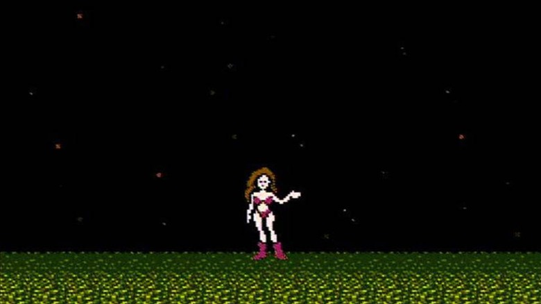 Samus in Metroid