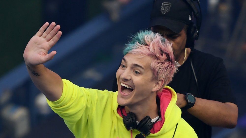 Ninja attends the Fortnite World Cup finals