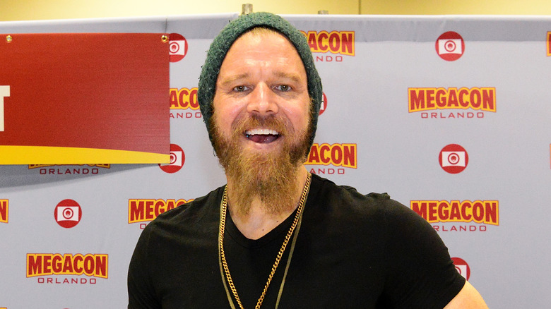 Ryan Hurst smiling at convention