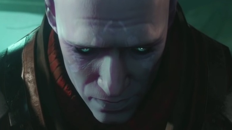 Destiny bald character closeup