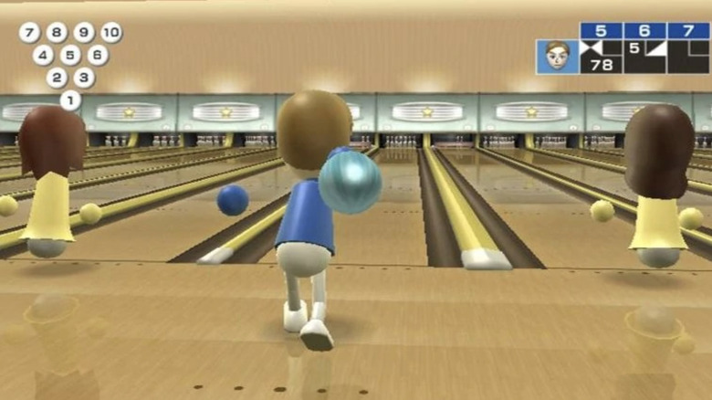 Wii bowling match
