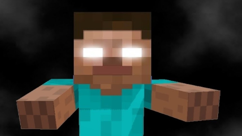 Herobrine arms raised