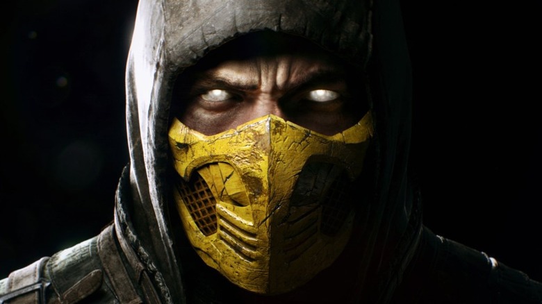 Scorpion staring menacingly