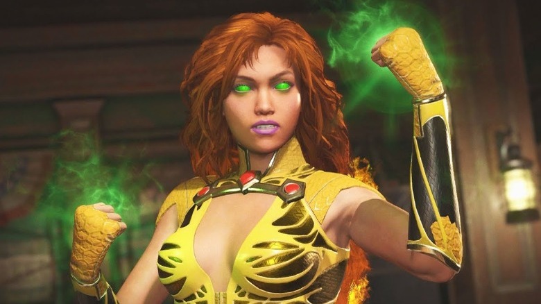 Starfire getting ready to attack