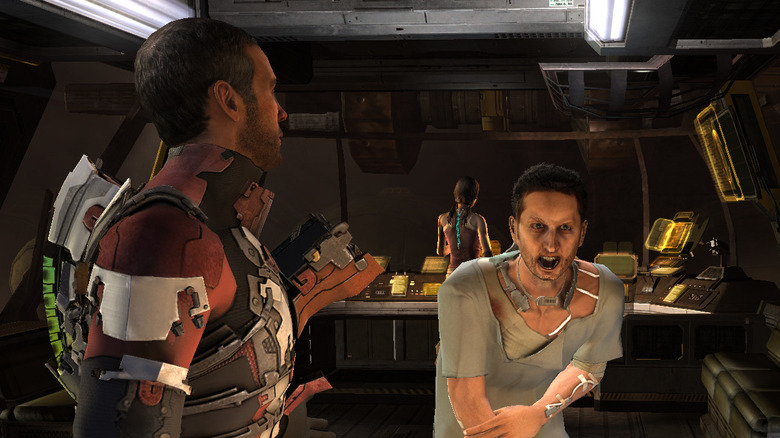 Dead Space 2 Isaac and Stross monologue