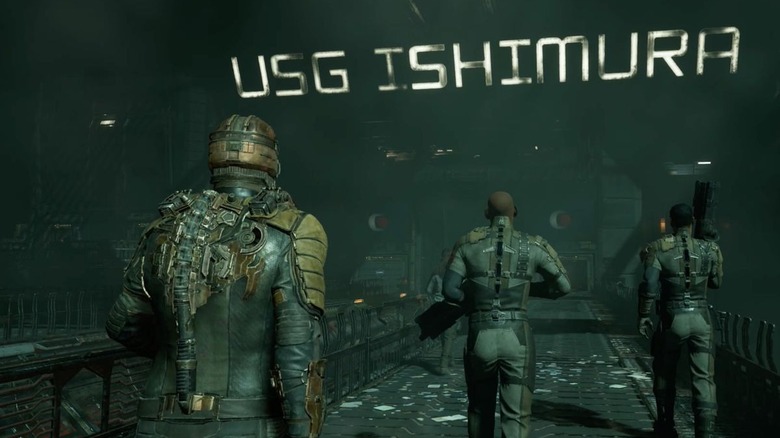 Dead Space Remake Isaac entering the Ishimura
