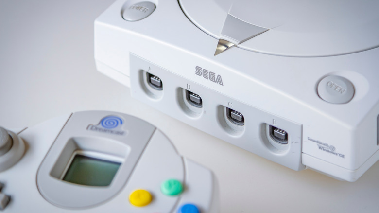 Sega Dreamcast with controller