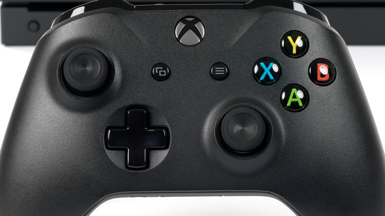 Xbox One controller close up