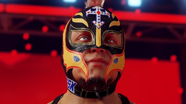 WWE 2K22 Wrestler close-up