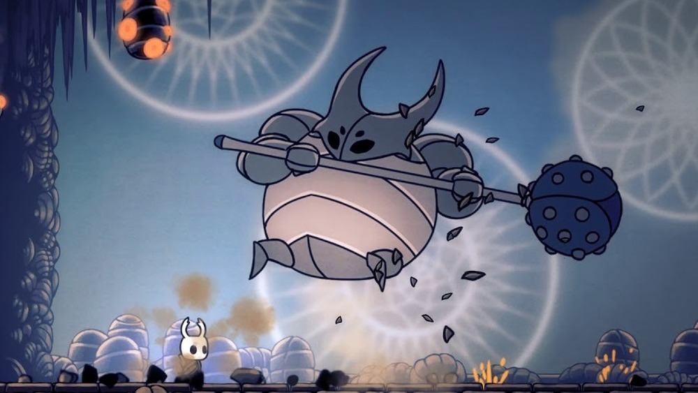 The Knight fighting the Failed Champion