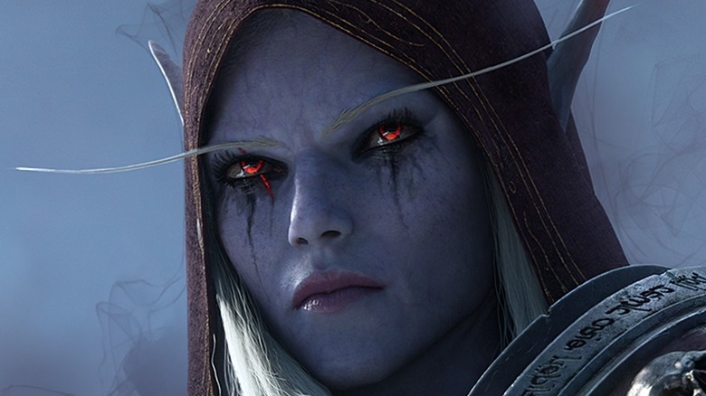 Sylvanas looking angry