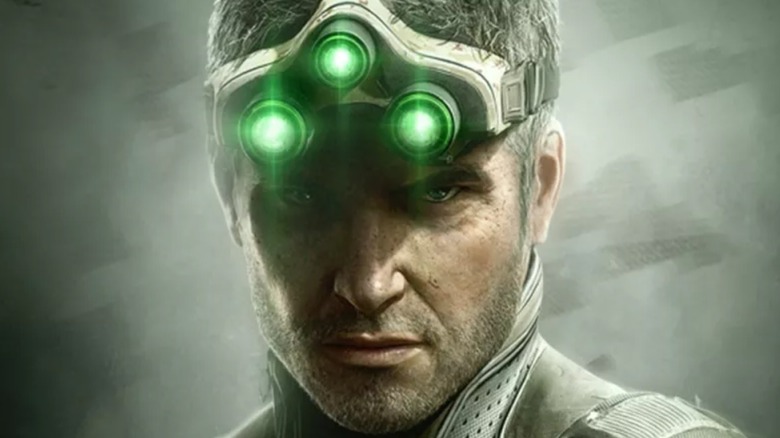 Splinter Cell's Sam Fisher with night vision goggles 