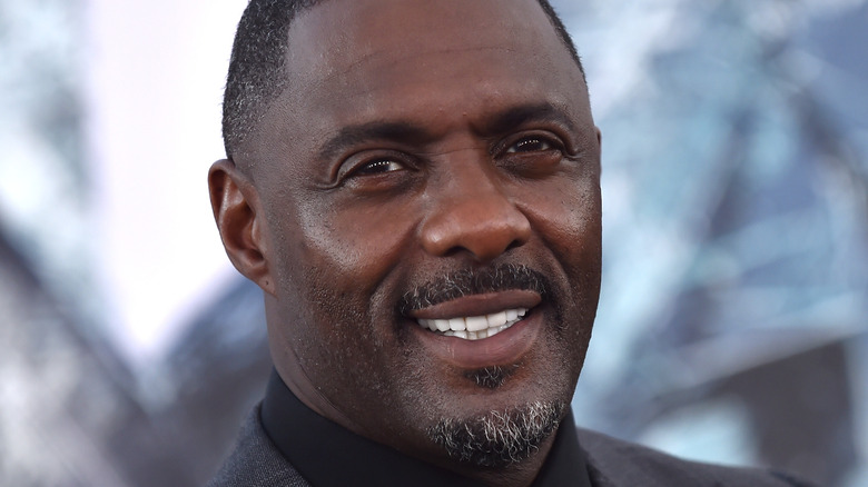 Idris Elba smiling