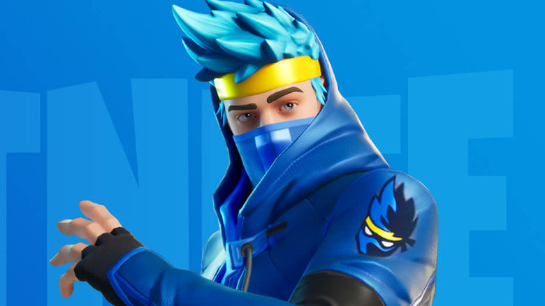Fortnite Blue Hair Ninja Character - wide 6