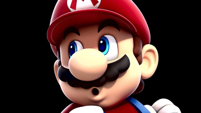 Mario looking worries 