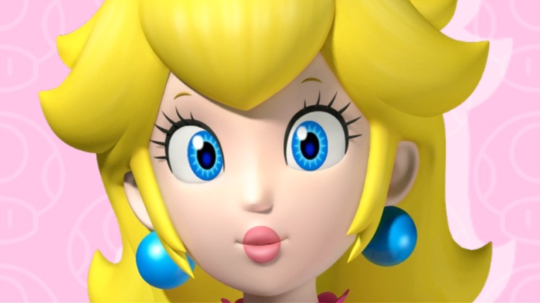 Peach big smile