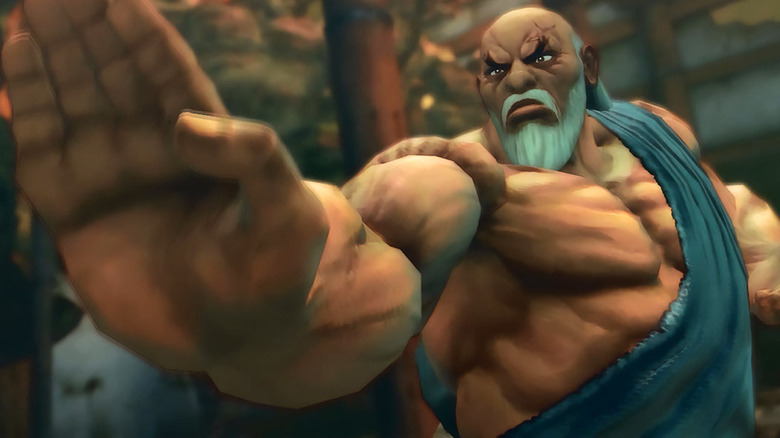 Gouken posing