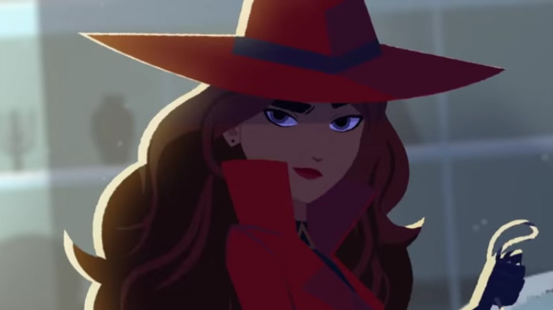 Carmen Sandiego stealing Netflix
