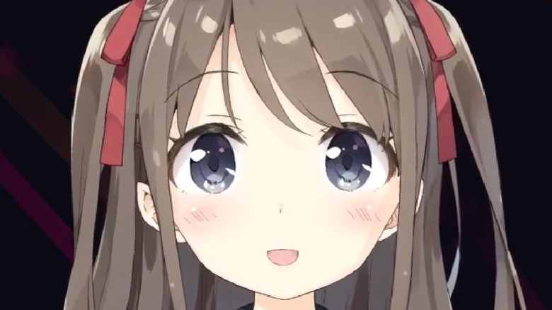 Neuro-Sama VTuber avatar's face