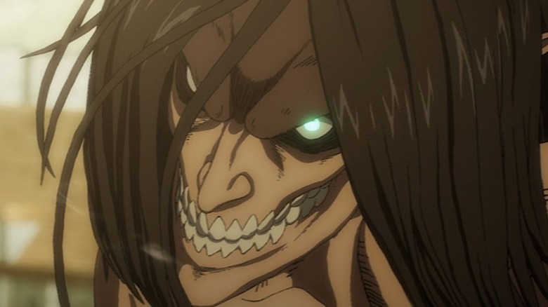 Attack on Titan face close up